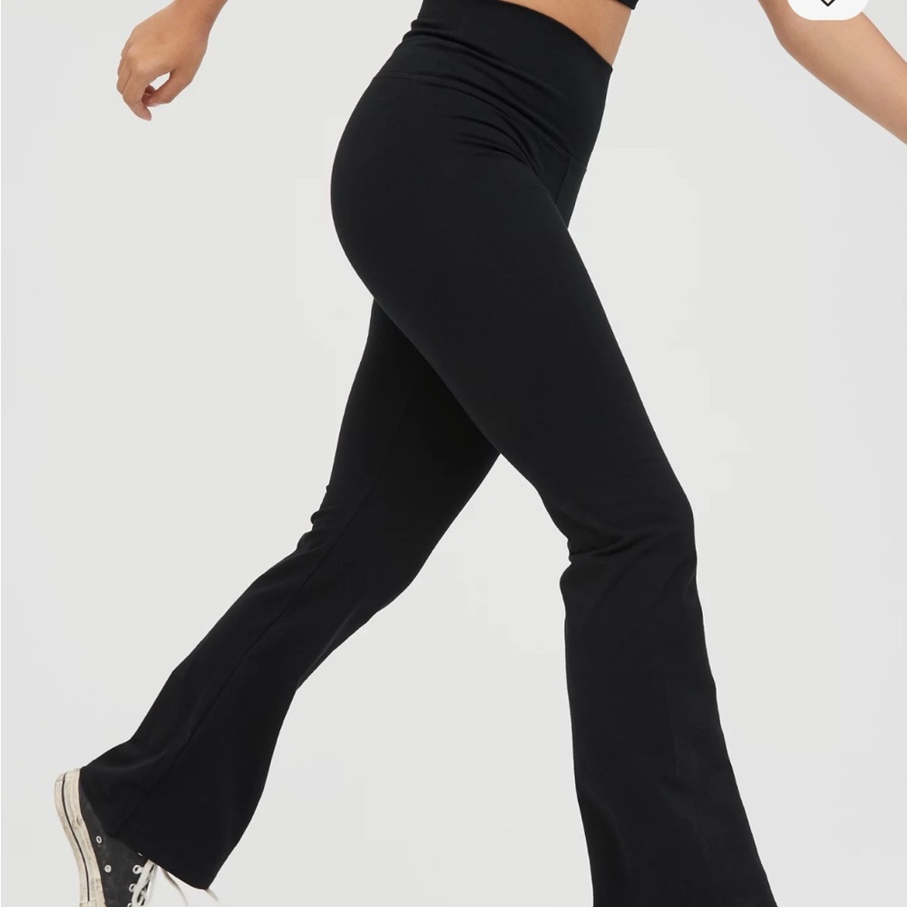 aerie | Foldover Flare Leggings